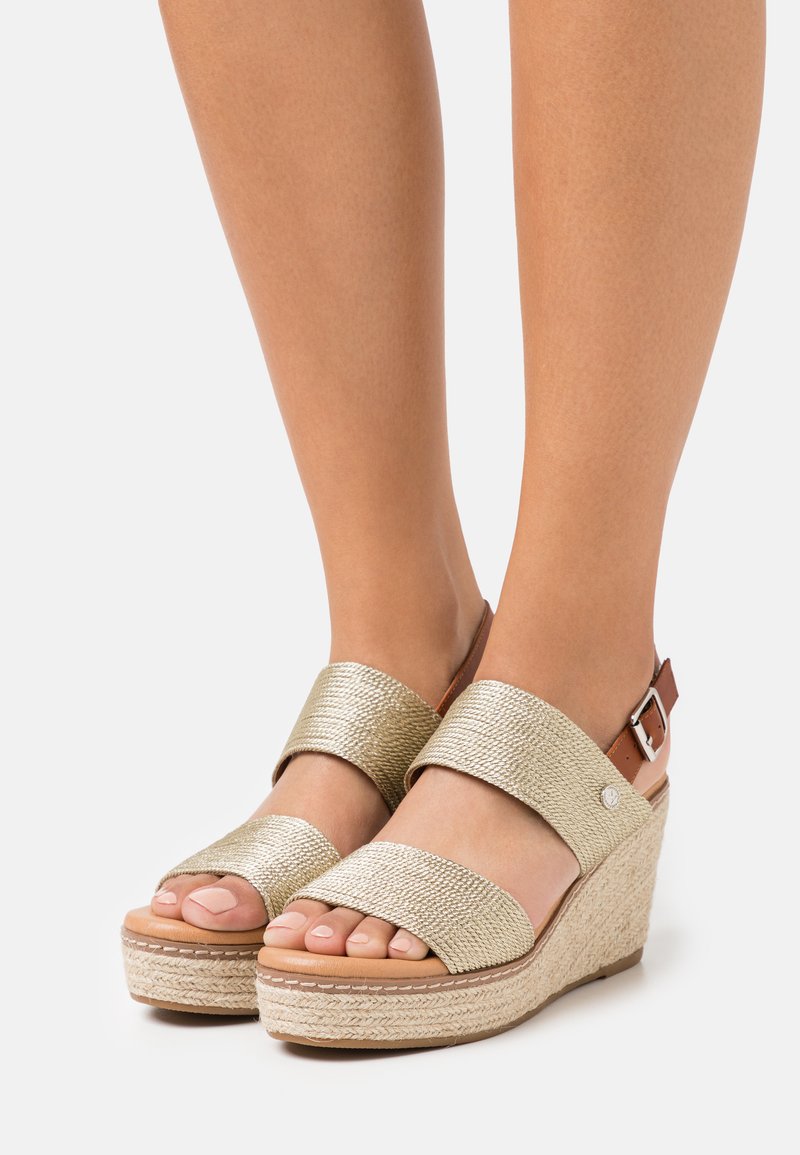 XTI High Heel Sandalette gold/goldfarben Zalando.at