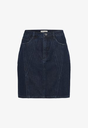 Kaffe ELOISE - Denimnederdele - dark blue denim