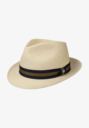 Lierys SPORTIVE TRILBY PANAMA - Hat - natur dunkelblau