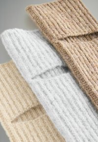 3 PACK - Blauzdinės - oatmeal marl/grey marl/cream