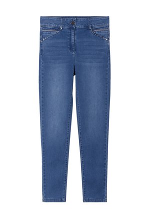 Breal, BREAL BREAL ENG ANLIEGENDE JEANS MIT HOHER TAILLE - Jean slim - denim double stone