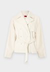 AISANDI - Veste en similicuir - open white