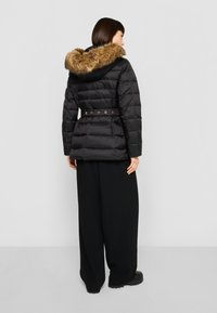 MICHAEL Michael Kors TRIMMED BELTED JACKET - Casaco de inverno - black