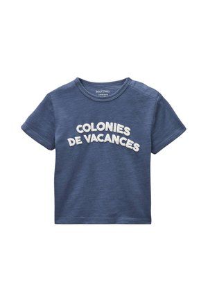 Monoprix, T-shirt imprimé - pierre bleue