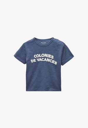 Monoprix, T-shirt imprimé - pierre bleue