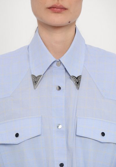 Rabanne Užsagstoma palaidinė - tartan/blue/yellow