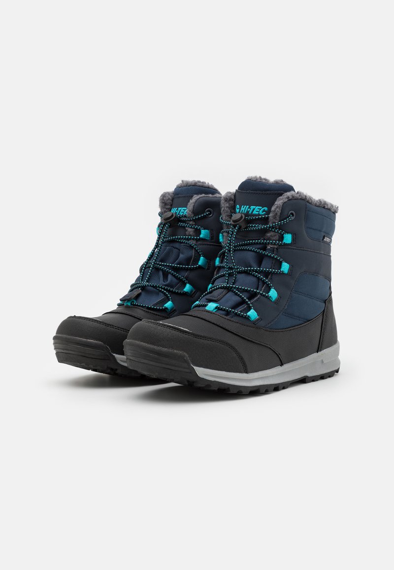 Kinder Wanderschuhe | Hi-Tec LEO WP JR UNISEX Snowboot/Winterstiefel blue nights/black/peacock blue/dunkelblau - RB99588 Kinder Wanderschuhe | Hi-Tec LEO WP JR UNISEX Snowboot/Winterstiefel blue nights/black/peacock blue/dunkelblau - RB99588
