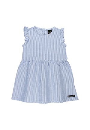 STREIFEN - Vestido camisero - weiß/blau