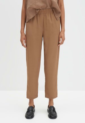 MID RISE COMFORT WAISTBAND - Trousers - brown sugar