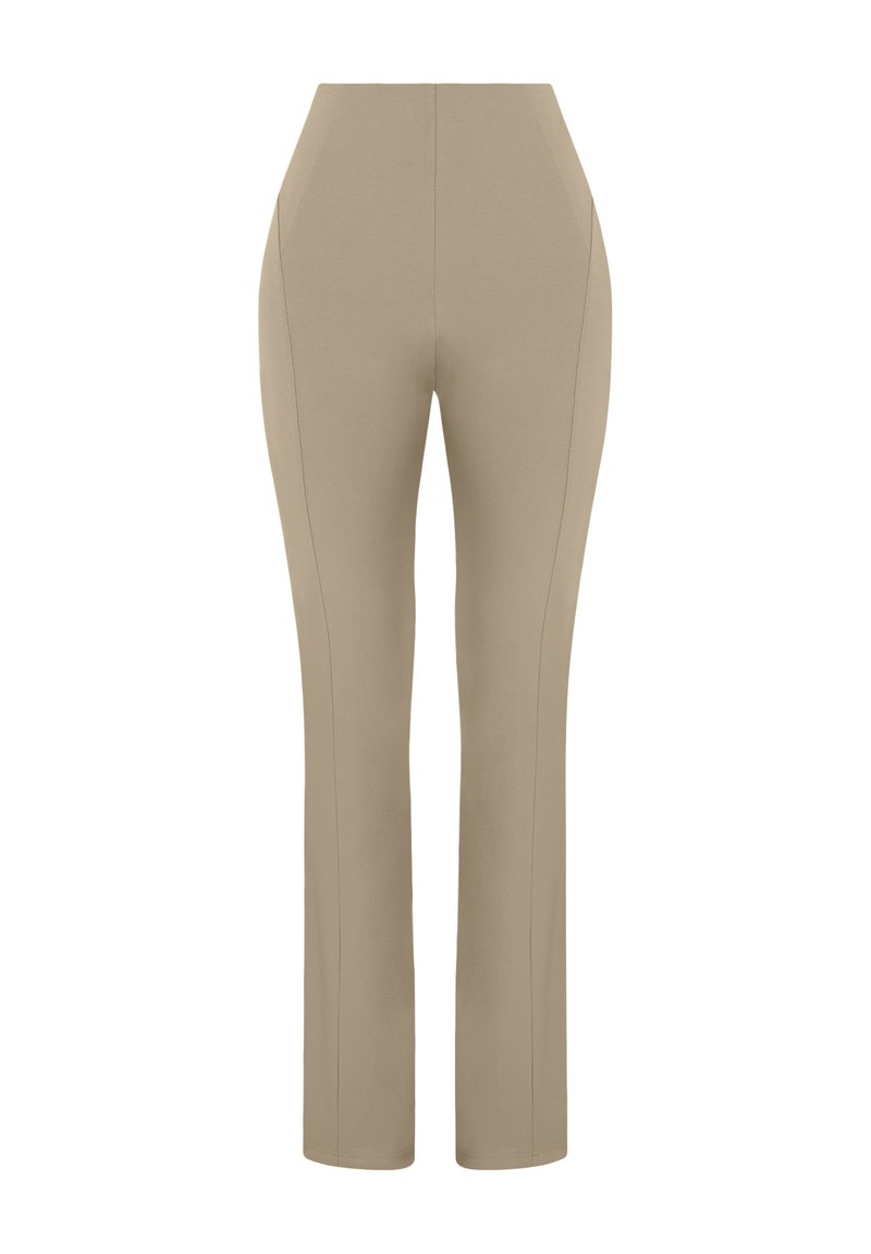 Freddy FLARE VITA ALTA CON IMPUNTURE - Pantaloni - irish cream
