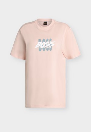 BOSS, TE BASS - T-shirt imprimé - open pink