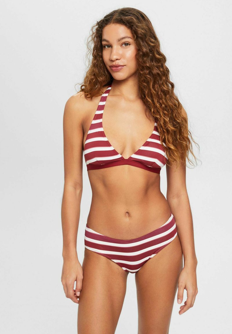 Esprit BRELA _PAR SEXY HIPSTER STRIPE BikiniHose dark red