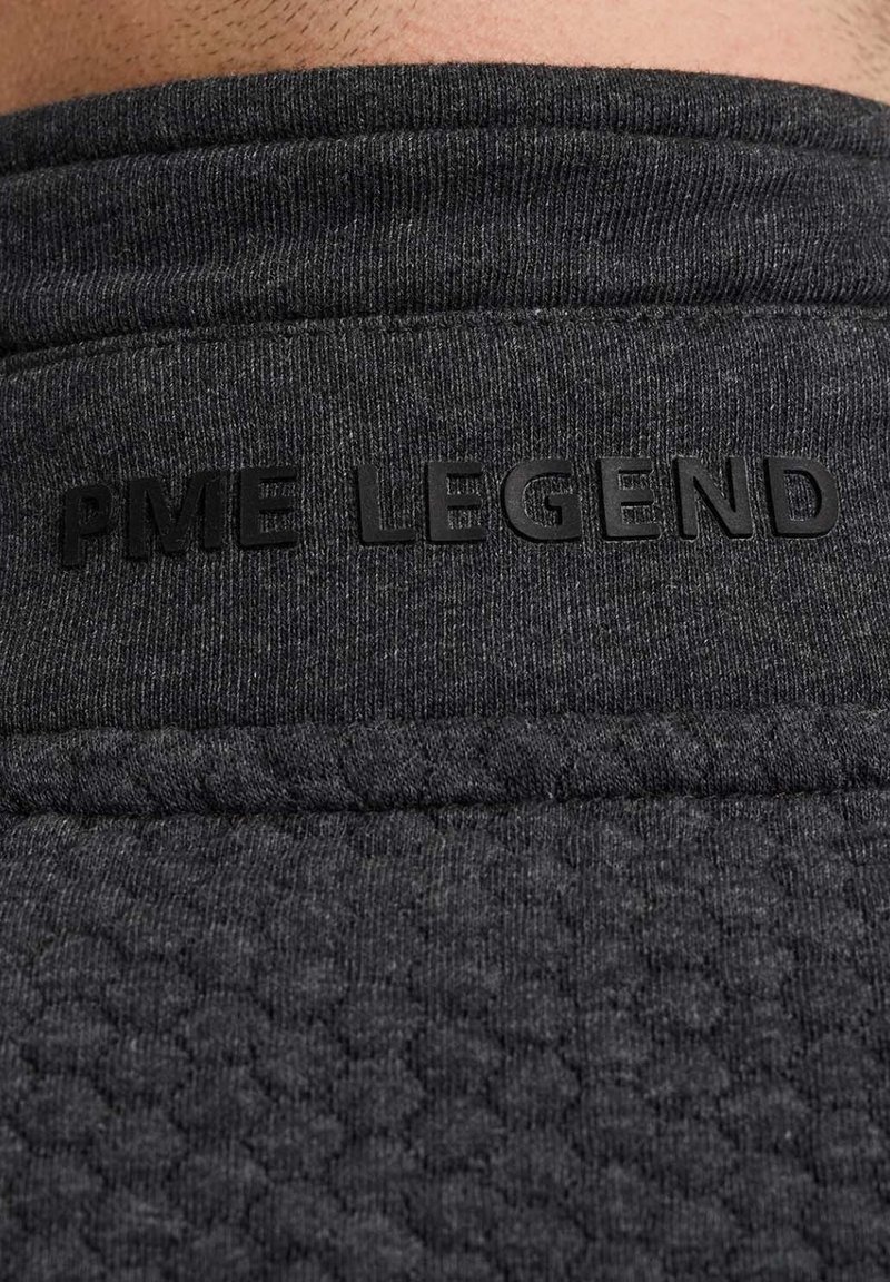PME Legend MIT- MUSTER - Sweatjacke - antracite melee/anthrazit 