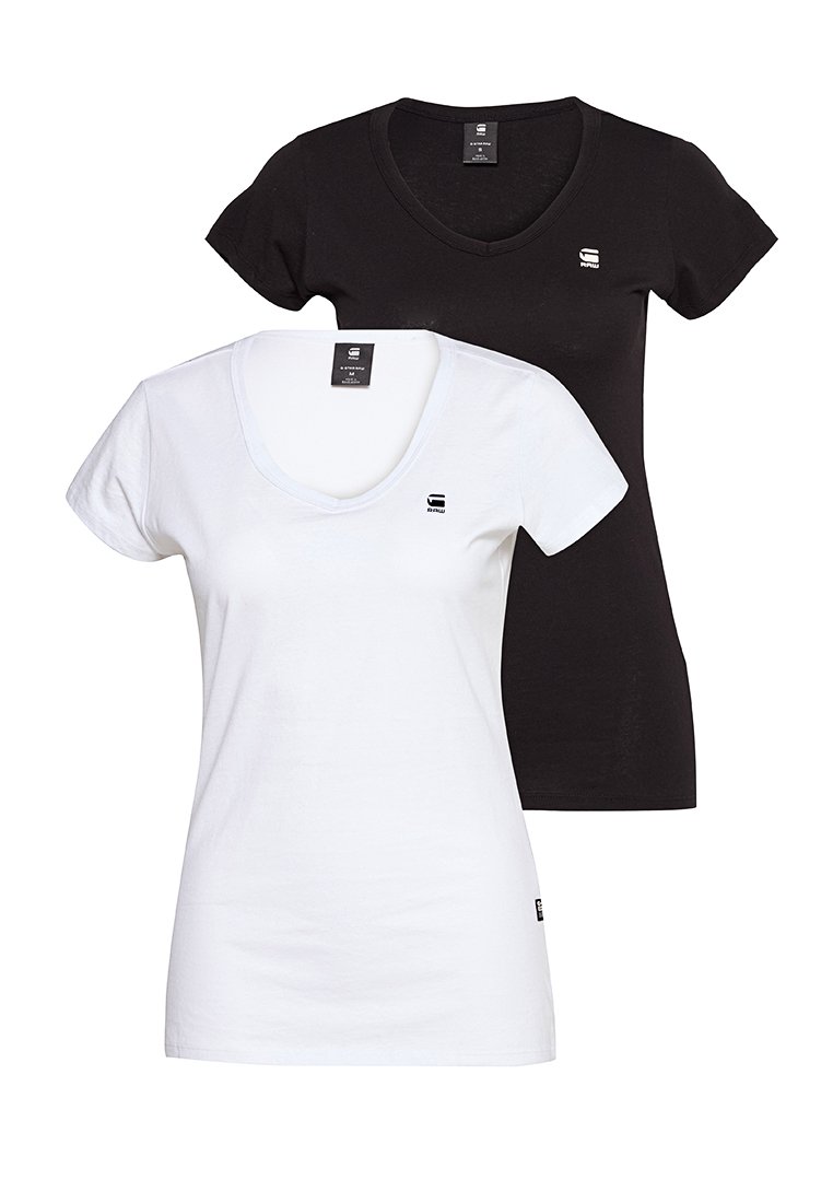 G-Star T-shirt basic zwart G-Star T-shirt basic zwart