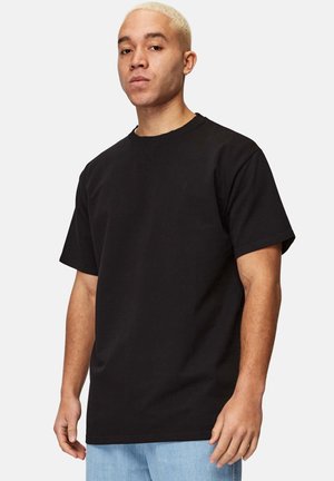 FRENCH TERRY - T-Shirt basic - black