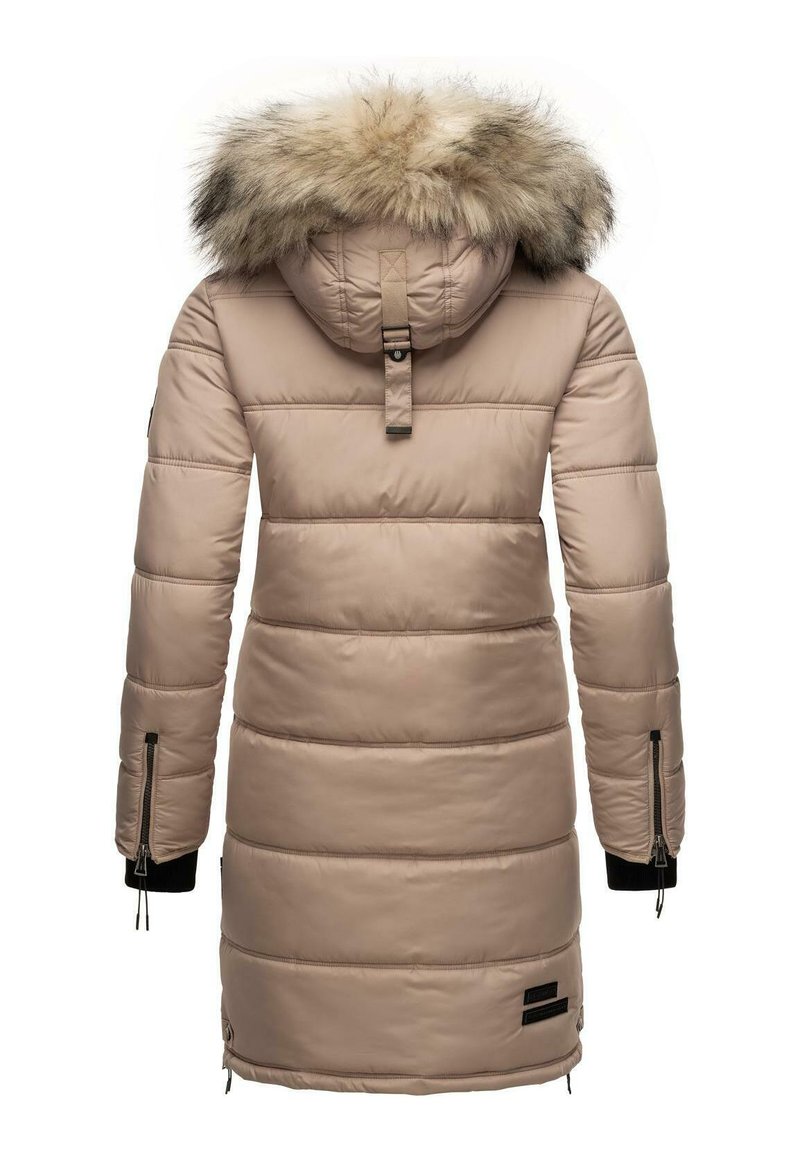 Damen Parkas | Marikoo Wintermantel taupe - YK09254 Damen Parkas | Marikoo Wintermantel taupe - YK09254
