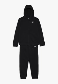 Nike Sportswear - B NSW TRK SUIT CORE BF - Tuta - black/white Immagine in miniatura 1