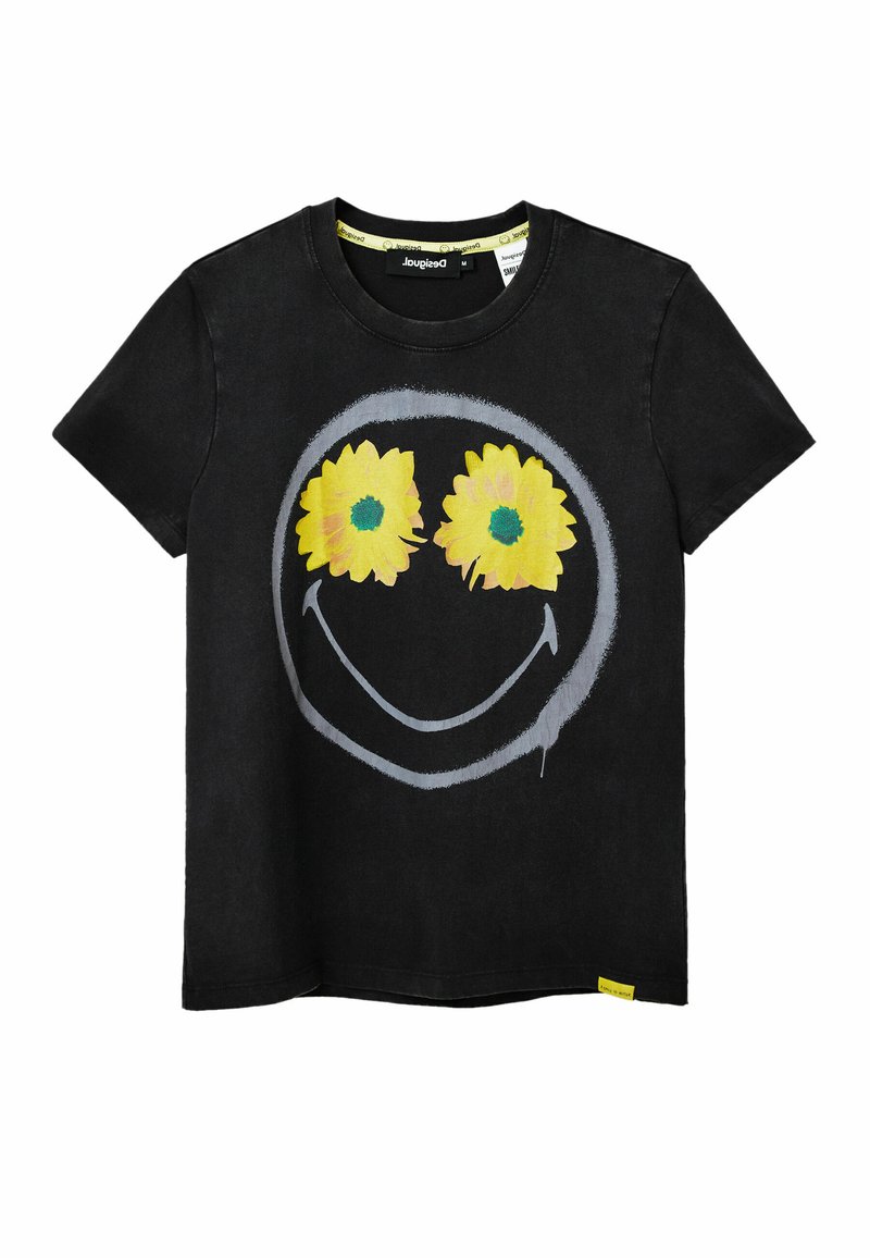 Desigual T-shirt print zwart Desigual T-shirt print zwart