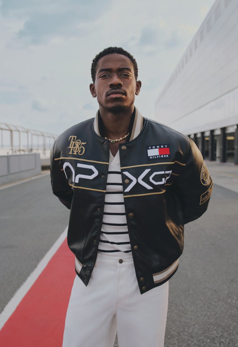 Tommy Hilfiger F1 MOVIE RACING VARSITY JACKET - Giacca in similpelle - black