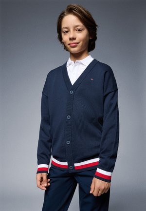 ESSENTIAL CARDIGAN - Chaqueta de punto - dark night navy