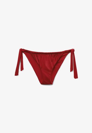 Calzedonia SHINY SATIN - Bikinibukser - red