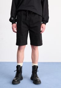 Carhartt WIP FLOYD SHORT - Shorts di jeans - black