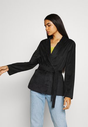 BELTED JACKET - Blazer - black