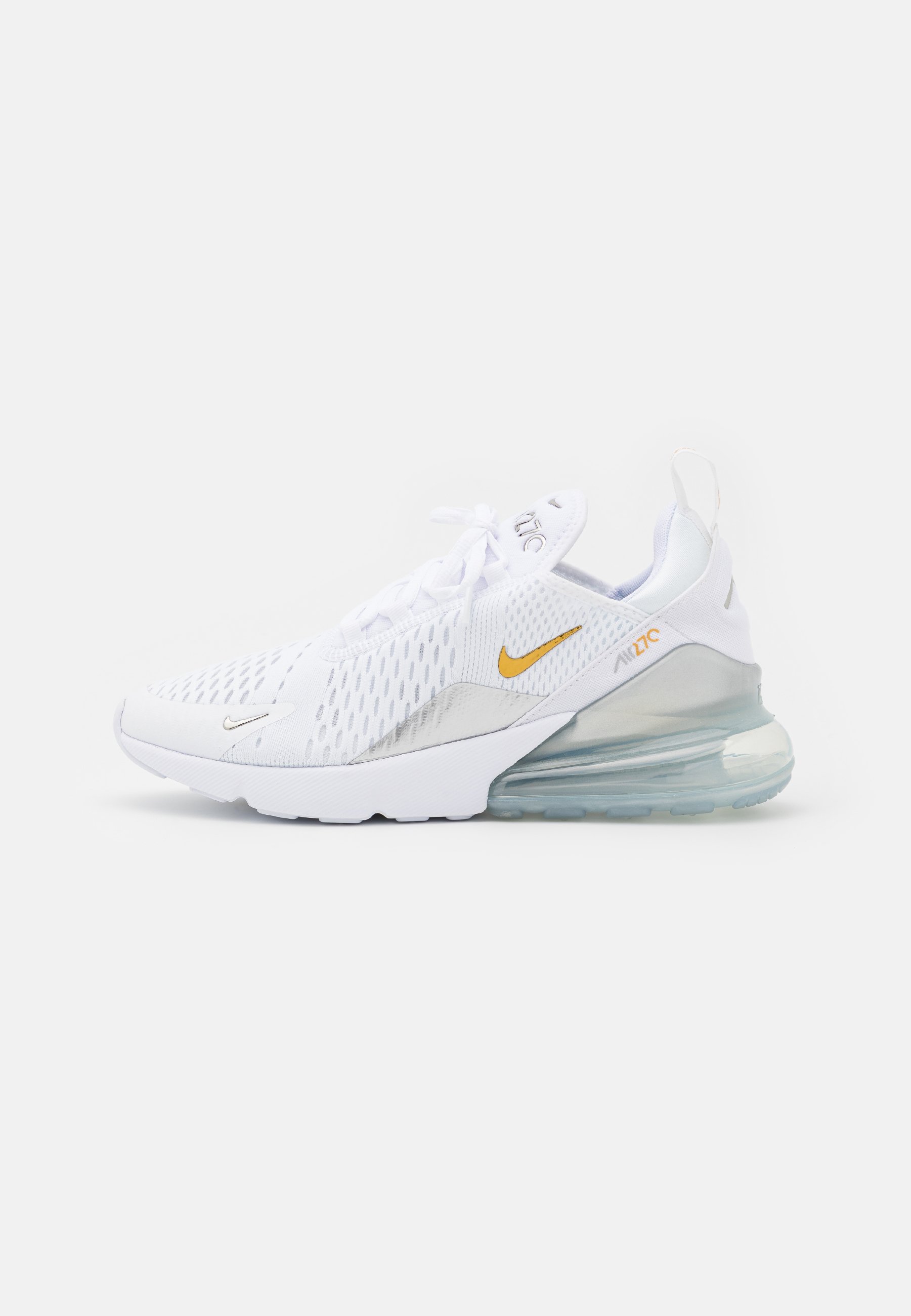Nike Sportswear Air Max 270 Sneaker Low White Metallic Gold Metallic Silver Weiss Zalando Cz