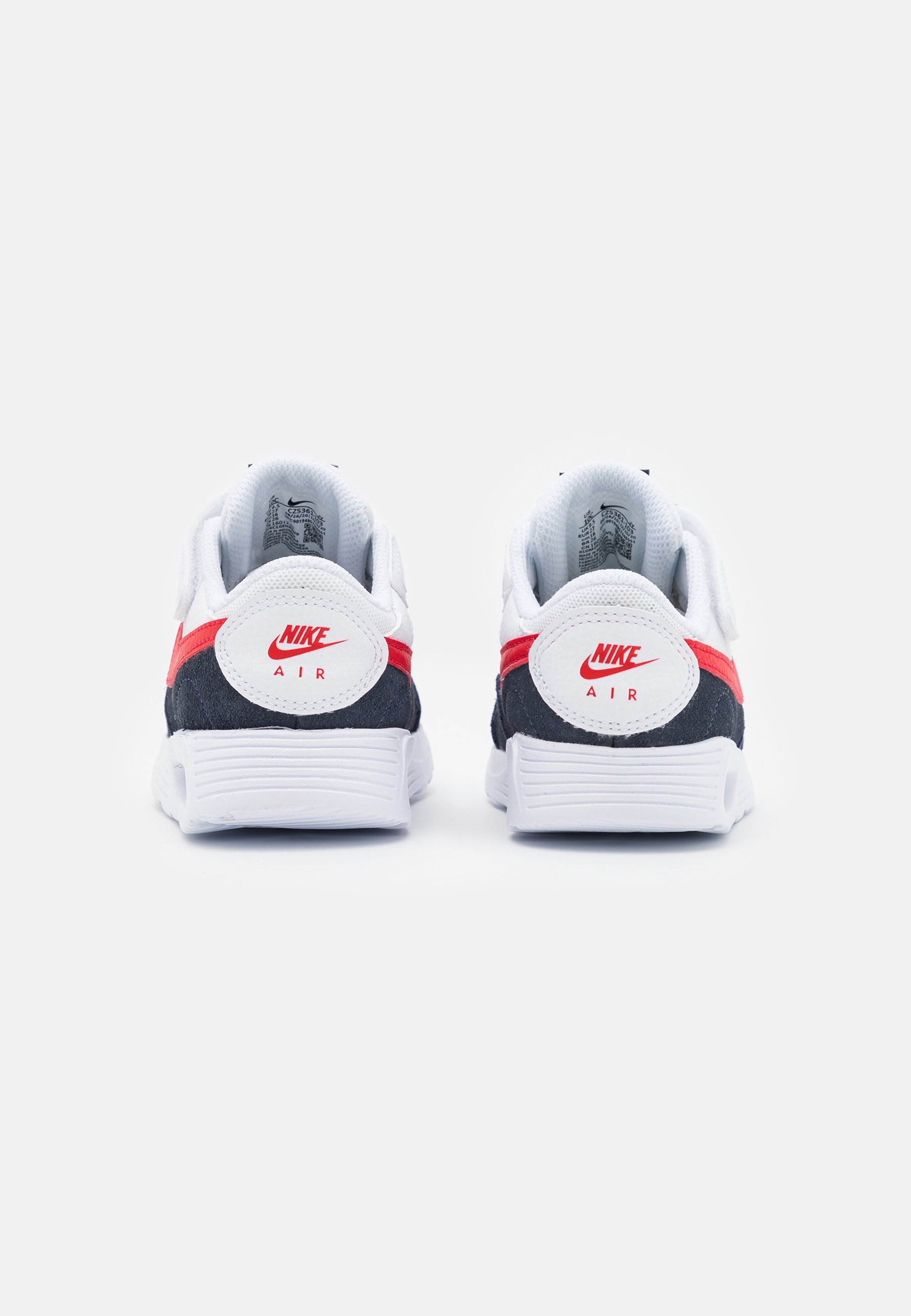 Nike Sportswear AIR MAX SC UNISEX - Zapatillas - white/university  red/obsidian/blanco - Zalando.es