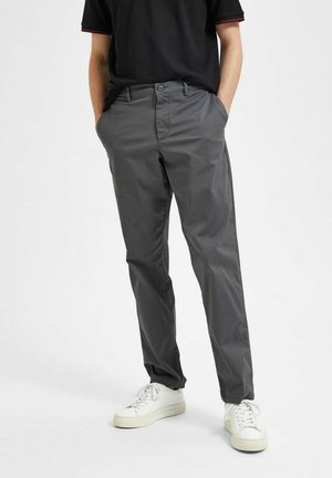 STRAIGHT LEG - Pantalones chinos - dark shadow