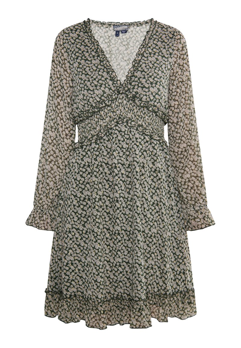 dreimaster Jurk groen