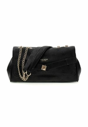 Guess, ELLA LOGO CONVERTIBLE XBODY FLAP - Sac bandoulière - black logo