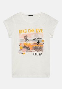 IKKS - TEE - Tricou cu imprimeu - ecru Imagine miniatură 1