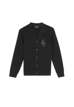 MONOGRAM BUTTON THROUGH  - Strickjacke - z865 jet black