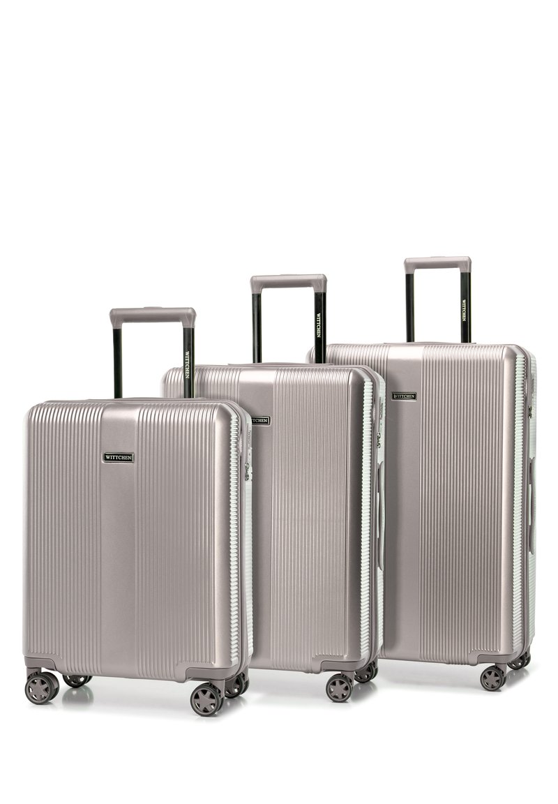 WITTCHEN POLYCARBONATE LUGGAGE SET 3 PCS - Juego de maletas - beige