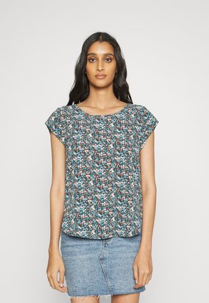 VIC SS AOP NOOS PTM - Blusa - balsam green/fall ditsy