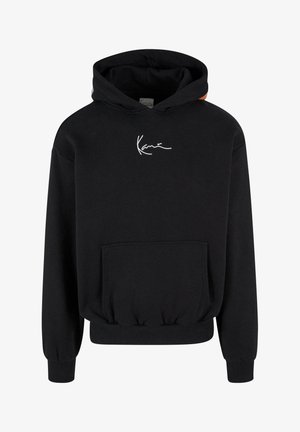 Karl Kani SMALL SIGNATURE PATCH OS - Kapuutsiga pusa - black