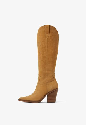 ALDO WESTERN NEVADA FLEX - Højhælede støvler - butterscotch