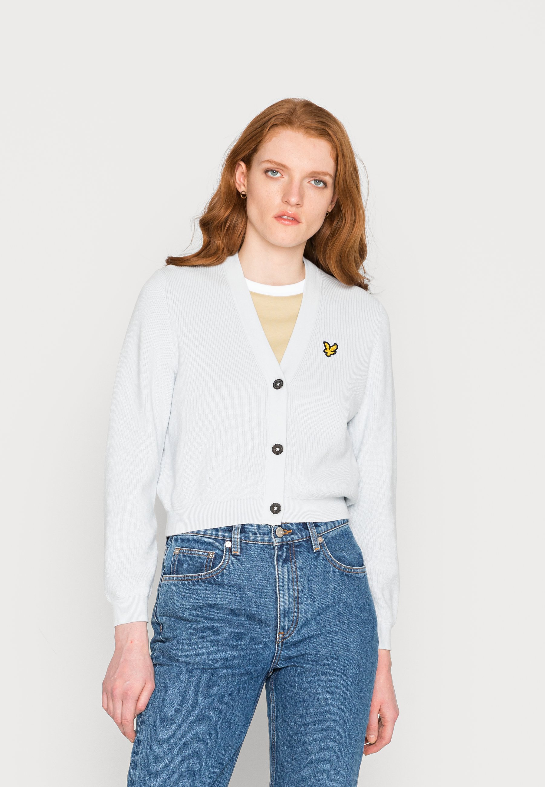 Lyle \u0026 Scott Cardigan - washed blue 