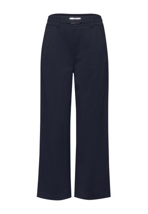 Street One STRAIGHT LEG HOSE MIT SCHNALLENDETAIL - Pantalon classique - deep blue