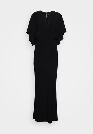 Norma Kamali OBIE GOWN - Vestito di maglina - black