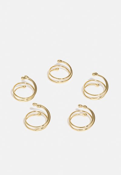 HUGO KREIT SPRING 5 PACK - Anillo - gold-coloured