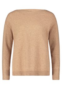 Betty Barclay LANGARM - Strickpullover - camel melange