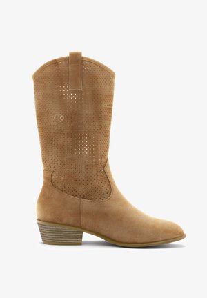 LASCANA WESTERNSTIEFEL - Cowboy-/Bikerlaarzen - camelfarben