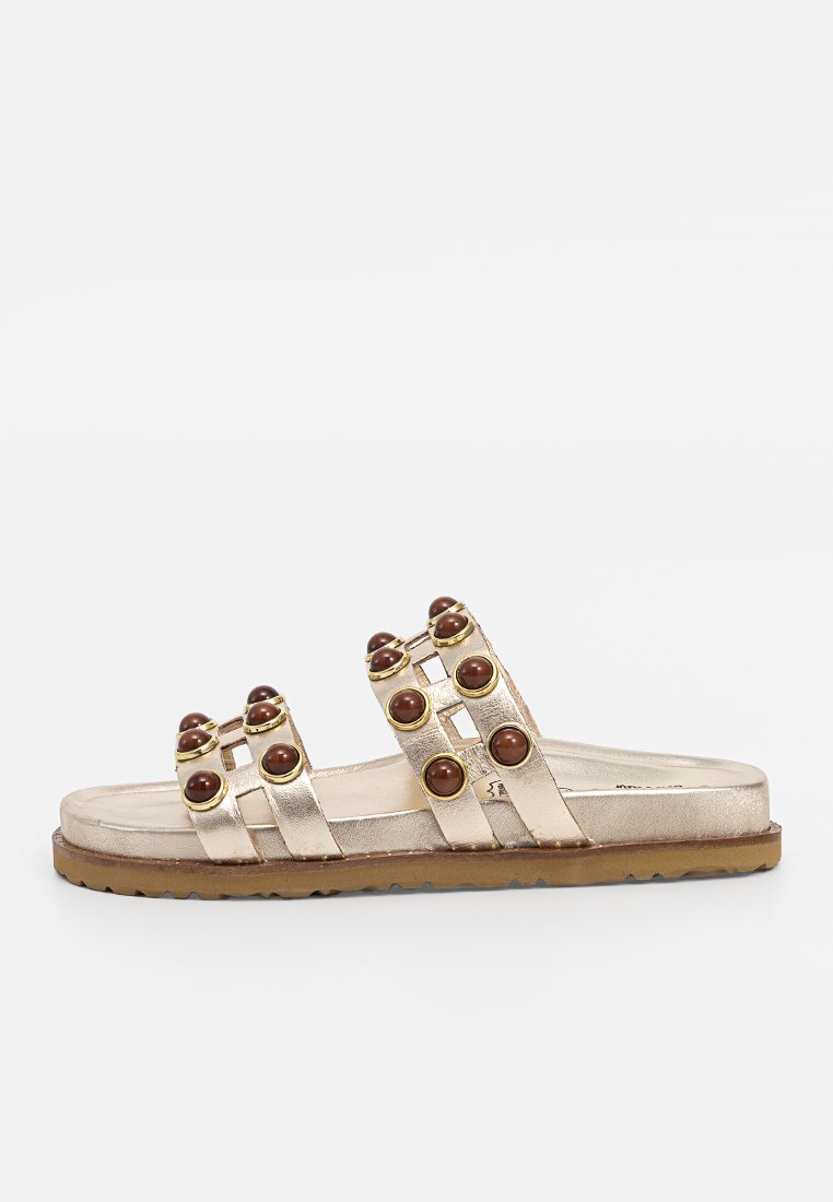 Cassis côte d'azur Mules doré