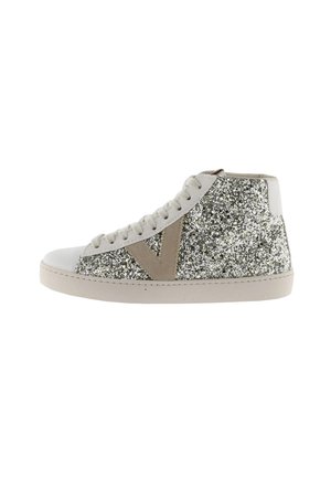 Baskets montantes - silver