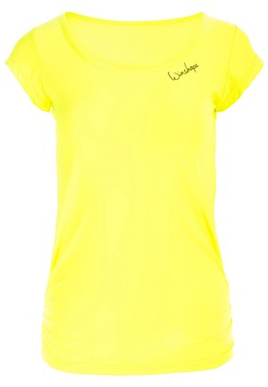 Camiseta estampada - neon yellow