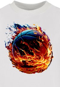 F4NT4STIC BASKETBALL ON FIRE - Langarmshirt - weiß