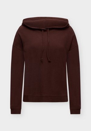 Marc O'Polo DENIM, WAFFLE - Hoodie - espresso brown