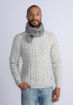 Petrol Industries Strickpullover - antique white melee